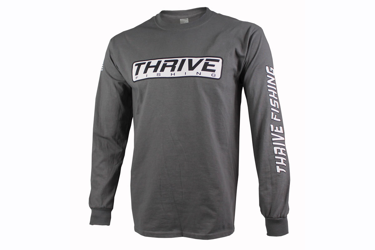 Thrive Charcoal Long-Sleeved Shirt - Thrive Fishing